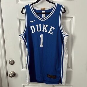 Nike Elite Duke #1 Basketball Jersey size XL